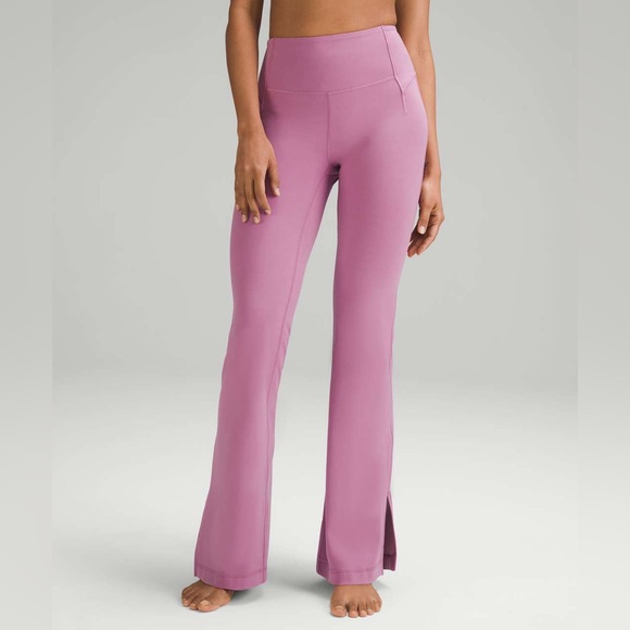 lululemon athletica Pants - Lululemon Groove High-Rise Split-Hem Flared Pant